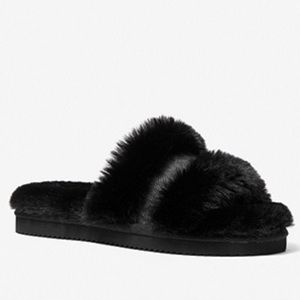 MICHAEL KORS SCARLET FAUX FUR SANDAL NWT size 6-7 and 8
